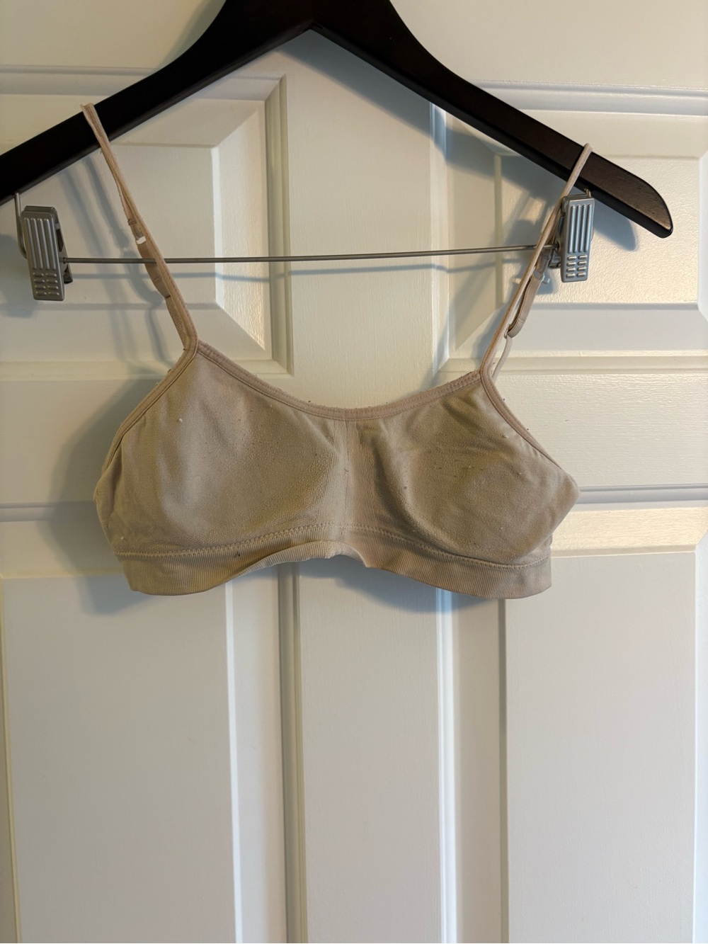 art class Beige Wireless Bralette for girls size L